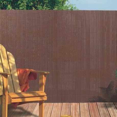 Cañizo sintetico nortene plasticane 2x3m chocolate