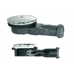 VALVULA DESAGUE DUCHA SLIM CON MEMBRANA ANTIRRETORNO WIRQUIN