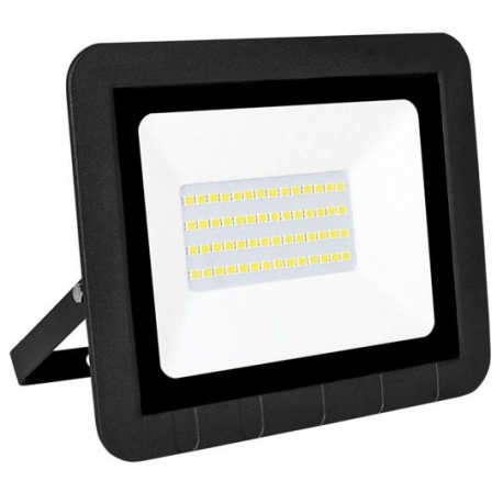 Proyector led plano matel 100w luz natural 4000k 9800 lumens negro