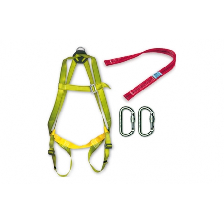 Arnes anticaidas+2 mosquetones kit ironside