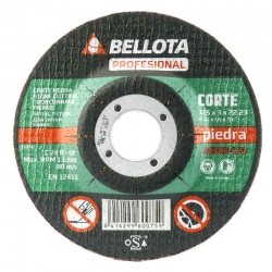 Disco abrasivo corte piedra bellota 50302-115