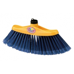 Escoba uno polietileno fibra pet/pvc sin mango
