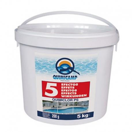 CLORO PISCINA QUIMICAMP TABLETA 250GR 5KG