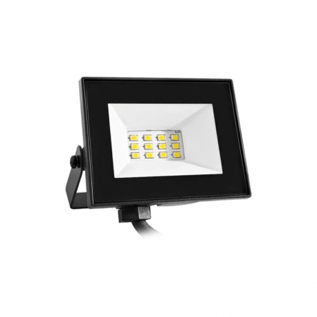 Proyector led plano matel 75w luz fria 6400k 7500 lumens negro