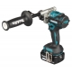 Taladro bateria combinado makita dhp492rtp bl 18v 5.0ah makpac
