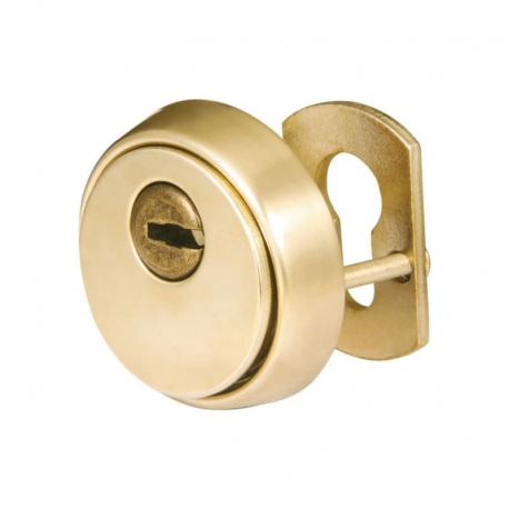 ESCUDO SEGURIDAD CERRADO LATONADO HANDLOCK