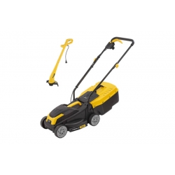 Cortacesped electrico powerplus 1300 w 32cm y cortabordes 250 w