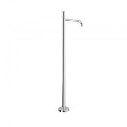 Study grifo monomando con toma a suelo para lavabo-26285306 acabado cromo.