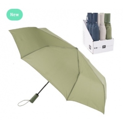 PARAGUAS PLEGABLE AUTOMATICO DCASA CON FIBRA ANTIVIENTO