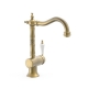 Grifo monomando tres clasic con maneta lateral para lavabo laton viejo mate 24210801lm