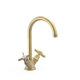 Grifo bimando tres clasic para lavabo laton viejo mate 24210901lm