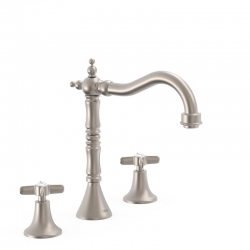 Grifo bimando de repisa tres clasic para lavabo-24210501ac