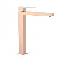 Monomando lavabo tres exclusive slim 327 mm oro rosa mate 20210305opm