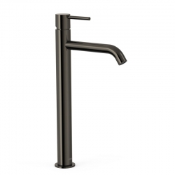 Monomando lavabo tres study alto 385mm negro metalizado-26230801km