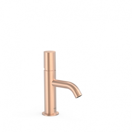 Monomando lavabo tres study volante 195 mm oro rosa mate-26190301opm