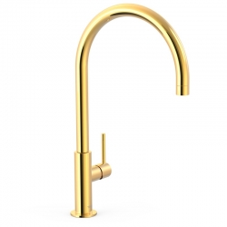 Monomando tres study alto con maneta lateral lavabo 418mm-26290401or