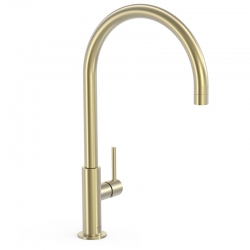 Monomando tres study alto con maneta lateral lavabo 418mm-26290401ca