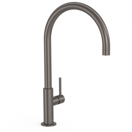 Monomando tres study alto con maneta lateral lavabo 418mm-26290401gr