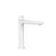Loft grifo monomando tres alto para lavabo blanco mate-22220402bm