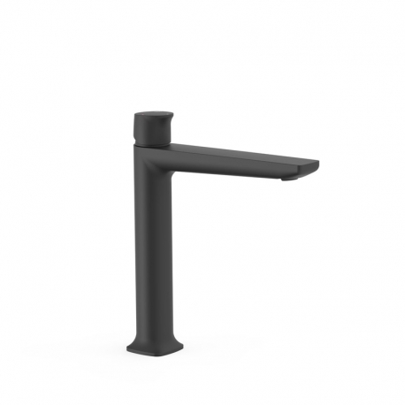 Loft grifo monomando tres alto para lavabo negro mate-22220402nm