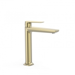 Loft grifo monomando tres alto para lavabo cava dorado-22220401ca