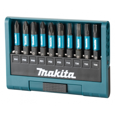 SET DE PUNTA IMPACT BLACK MAKITA E-12011 10PCS
