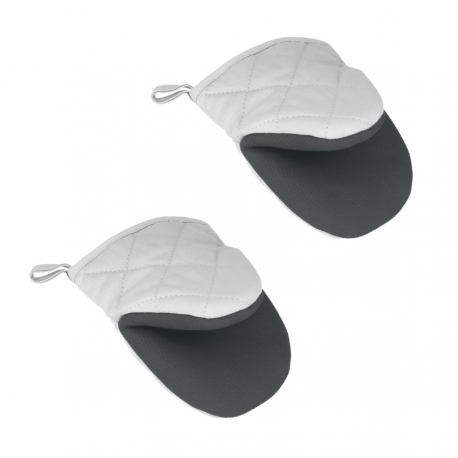 Manoplas cocina metaltex poliester y goma 2 unidades