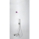 Kit termostatica study tres electronico shower technology 2 vias para baÑera y ducha cromado 09286556