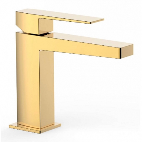 MONOMANDO LAVABO TRES EXCLUSIVE SLIM MANETA 160 MM ORO 20210301OR