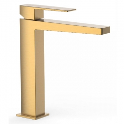 MONOMANDO LAVABO TRES EXCLUSIVE SLIM 240 MM ORO MATE 20210303OM