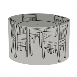 FUNDA MESA DIGEBIS REDONDA EASYCOVER 163 X 89 CM