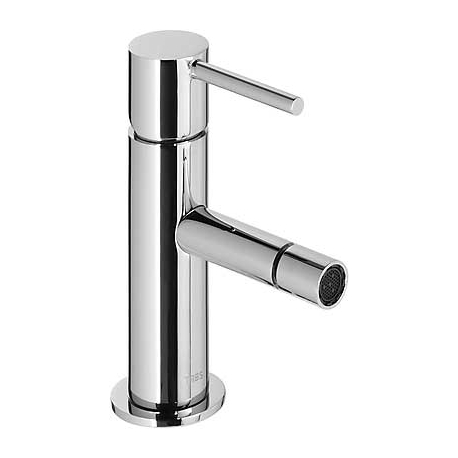 Monomando bide tres exclusive study156 mm cromado 06212001d con desagÜe