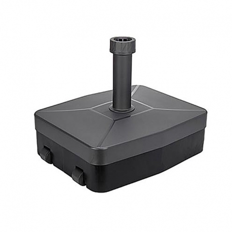 Pie parasol rellenable con ruedas negro Ø21-54mm