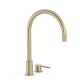 Monomando lavabo repisa tres exclusive study 373mm cava dorado-26110501ca