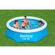 Piscina bestway fast set 57448 sin depuradora 244x61 cm redonda azul