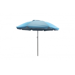 Parasol playa aluminio Ø180 cm upf 50+ azul