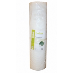 Malla plastica natuur 10 x 10 mm 310gr/m² 1 x 25 m blanco