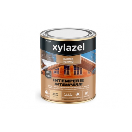 Barniz sintetico exterior intemperie xylazel brillante 750 ml incoloro