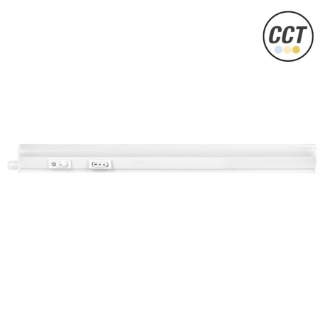 Regleta led t5 matel con interruptor 18w 1473mm cct
