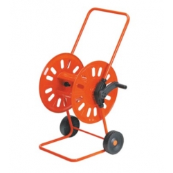 Carro portamanguera de acero barnizado para 80 m de 1/2 Ó 50 m de 3/4