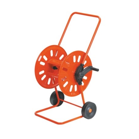 Carro portamanguera de acero barnizado para 80 m de 1/2 Ó 50 m de 3/4