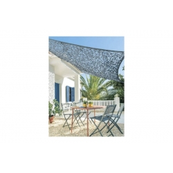 Toldo vela sombreo cuadrado camuflaje 03x03m gris
