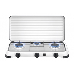 Cocina a gas ambit con tapa 3 fuegos