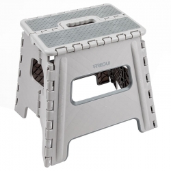 Taburete plegable arregui gris 29x22x32cm