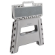Taburete plegable arregui gris 29x22x32cm