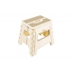 Taburete plegable arregui beige 29x22x32cm