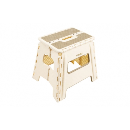 Taburete plegable arregui beige 29x22x32cm
