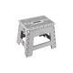 Taburete plegable arregui gris 29x22x27cm