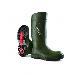 Bota agua dunlop purofort+ verde oscuro talla 46