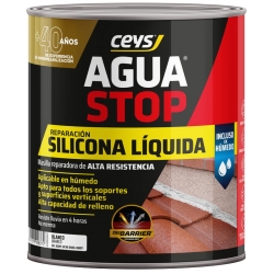 MASILLA REPARADORA CEYS AQUASTOP DE SILICONA LIQUIDA REACTIVA BLANCO 1 KG